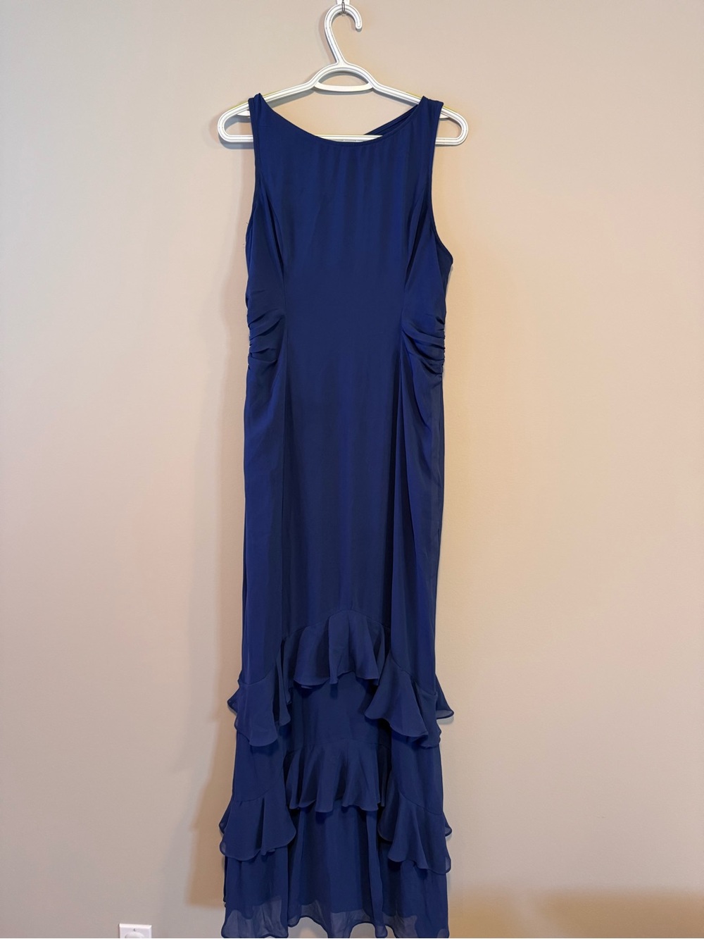 Lulu's Navy Sleeveless Ruffle-Tier Maxi Dress - Picture 2 of 4